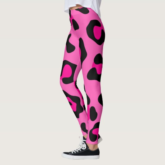 hot roze luipaard leggings (Links)