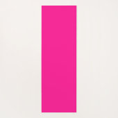 Hot roze minimale monogram Initialen Yogamat (Achterkant)