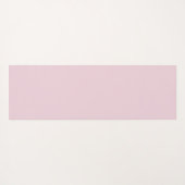 Hot Roze Modern Script Girly Monogram Naam Yoga Yogamat (Achterkant (horizontaal))