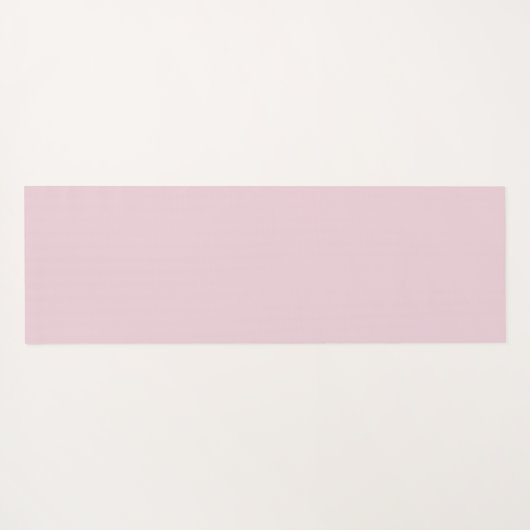 Hot Roze Modern Script Girly Monogram Naam Yoga Yogamat (Achterkant (horizontaal))