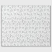 Hot-roze, moderne bruine kerstcadeaupapier cadeaupapier (Vlak)