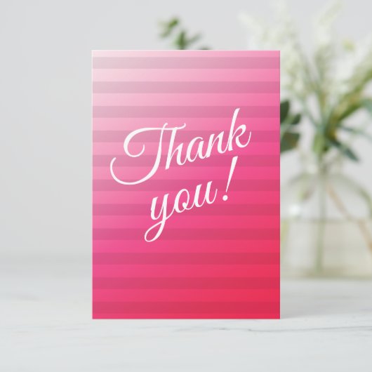 Hot-roze, moderne grafische kaart (Staand voorkant)