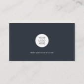 Hot-roze moderne qr-code trendy networking-logo visitekaartje (Achterkant)