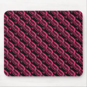 Hot-roze, moeiteloos Charm Mousepad Muismat (Voorkant)