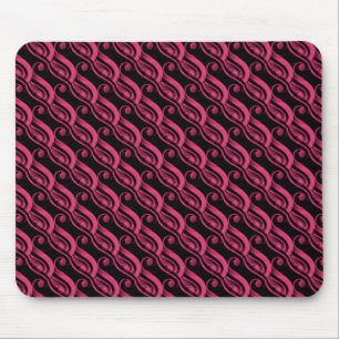 Hot-roze, moeiteloos Charm Mousepad Muismat
