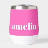 Hot-roze Monogram (Voorkant)