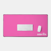 Hot-roze Monogram Bureaumat (Keyboard & Muis)