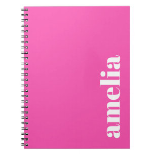 Hot-roze Monogram Notitieboek