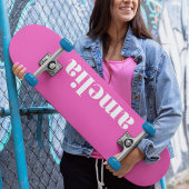 Hot-roze Monogram Persoonlijk Skateboard