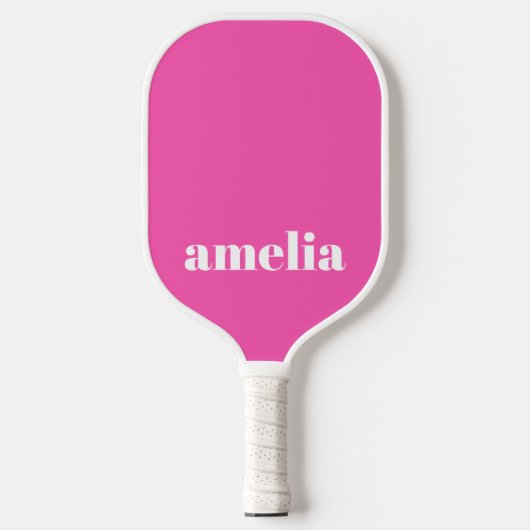 Hot-roze Monogram Pickleball Paddle (Voorkant)