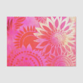 HOT ROZE mooi bloemendecoupage papier (Voorkant)