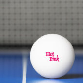 Hot Roze naam 1-ster witte ping pong bal Pingpongbal (Net)