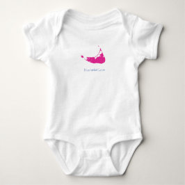 Hot-roze Nantucket Baby Bodysuit