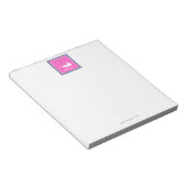 Hot-roze Nantucket (Sconset) Postcode Opmerking Pa Notitieblok (Schuin)