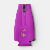 Hot-Roze Nautical Bottle Cooler (Achterkant)