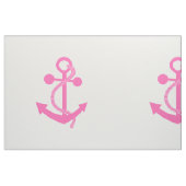 Hot-roze nautisch anker stof (Fat Quarter)