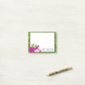 Hot-roze Neon Green Teachers Apple Classroom Notes (Op bureau)