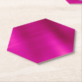 Hot-roze ombre Folie Kartonnen Onderzetters (Schuin)
