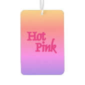 Hot Roze omgekeerde auto luchtverfrisser (Achterkant)