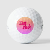 Hot Roze omgekeerde Callaway Supersoft golfballen (Voorkant)