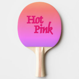 Hot Roze omgekeerde ping pong peddel Tafeltennisbatje