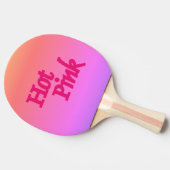 Hot Roze omgekeerde ping pong peddel Tafeltennisbatje (Zijkant)