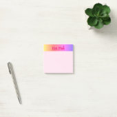 Hot Roze omgekeerde roze noot pads Post-it® Notes (Kantoor)