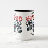 Hot-roze ontwerp mok (Midden)