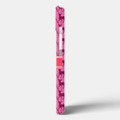 Hot-roze ontwerper, persoonlijke naam Case-Mate iPhone case (Achterkant / Links)