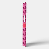 Hot-roze ontwerper, persoonlijke naam Case-Mate iPhone case (Achterkant / Rechts)