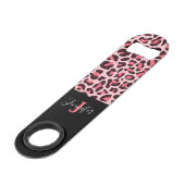 Hot-roze opening voor afdruksnelheid speed flessenopener (Voorkant Gekanteld)