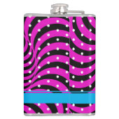 Hot roze Opti-Dot "Birdie Juice" fleskolf Heupfles (Achterkant)