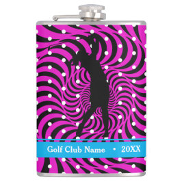 Hot roze Opti-Dot "Birdie Juice" fleskolf Heupfles