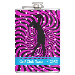 Hot roze Opti-Dot "Birdie Juice" fleskolf Heupfles