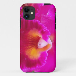 Hot-roze orchidee iPhone 11 hoesje