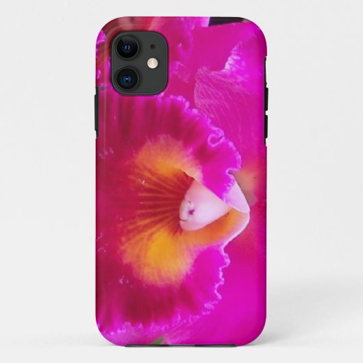 Hot-roze orchidee Case-Mate iPhone case (Achterkant)