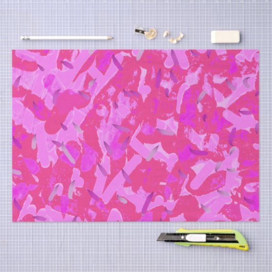 Hot-Roze Paars All Occasion Gift Tissuepapier (Craft)