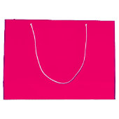 Hot Roze Paarse Edge Gift Bag – Groot Cadeauzakje (Achterkant)