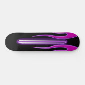 Hot-roze Paarse vlam FutureRetro Deck Skateboard (Horizontaal)