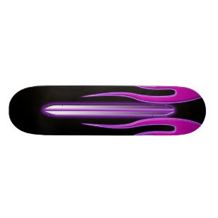 Hot-roze Paarse vlam FutureRetro Deck Skateboard