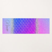 Hot-roze Paarse zeemeerminnen voor de galerij Yogamat (Voorkant (horizontaal))