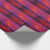 Hot-roze Paarse zonsondergang op het Arrodemeer Cadeaupapier (Hoek)