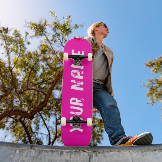 Hot Roze Persoonlijk Skateboard (Buiten 1)