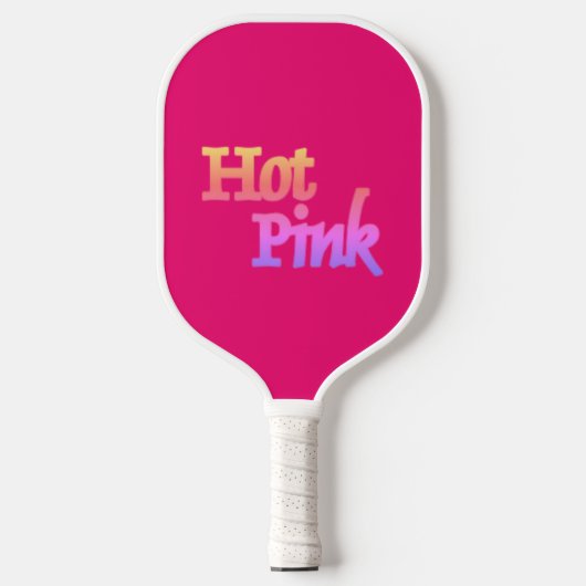Hot roze pickleball peddel paddle (Voorkant)
