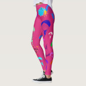 Hot-roze Pixie-Leggings voor Paraglideartikelen Leggings (Links)