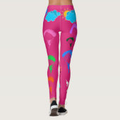 Hot-roze Pixie-Leggings voor Paraglideartikelen Leggings (Achterkant)