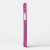 Hot-roze pokadots patroon Case-Mate iPhone case (Achterkant / Rechts)