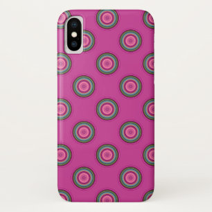Hot-roze pokadots patroon Case-Mate iPhone case