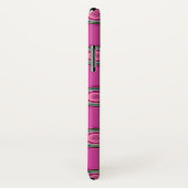 Hot-roze pokadots patroon Case-Mate iPhone case (Achterkant / rechts)