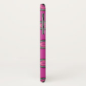 Hot-roze pokadots patroon Case-Mate iPhone case (Achterkant/links)
